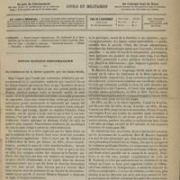 0021 - Page 9 - Sommaire / Revue clinique hebdomadaire. Du traitement de la fièvre typhoïde par les bains froids