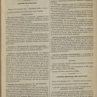 0033 - Page 21 - Clinique des départements. Kyste multiloculaire droit. - Ovariotomie. Par le Docteur Boissarie... / Société de biologie. Séance du 30 décembre 1876. Communications. Des yeux d'écrevisses. M. Rabuteau / Origine du nerf phrénique chez le cheval. M. Goubaux / Influence des courants indirects sur les vaisseaux. M. Onimus / Absence d'atrophie des circonvolutions consécutivement à l'amputation d'un membre. M. Pitres / Élection / Société médicale des hôpitaux. Séance du 22 décembre 1876. Suite de la discussion sur la fièvre typhoïde et son traitement par les bains froids. M. Gallard