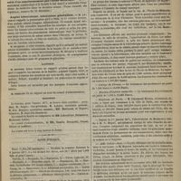 0035 - Page 23 - Société médicale des hôpitaux. Séance du 22 décembre 1876. Suite de la discussion sur la fièvre typhoïde et son traitement par les bains froids. M. Gallard. De la supériorité des bains tièdes sur les bains froids dans le traitement de la fièvre typhoïde. M. Dujardin-Beaumetz / Communications. Élimination des membranes internes de l'estomac à la suite d'un empoisonnement par l'acide sulfurique. M. Laboulbène / Angine tuberculeuse, tuberculose généralisée. M. Laveran / Rapports / Élections / Santé publique / Chronique et nouvelles scientifiques. Collège de France / Muséum d'histoire naturelle / Hôpitaux de Paris / Asile Sainte-Anne