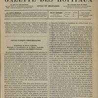 0045 - Page 33 - Sommaire / Revue clinique hebdomadaire. L'épidémie de fièvre typhoïde. Étiologie et prophylaxie de la fièvre typhoïde. Influence des égouts et des fosses d'aisances