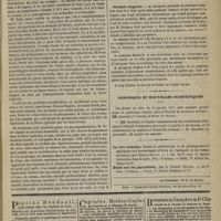 0059 - Page 47 - Société médicale des hôpitaux. Séance du 11 janvier 1877. Suite de la discussion sur le traitement de la fièvre typhoïde par les bains froids. M. Féréol répond à la communication qu'a faite M. Dujardin-Beaumetz / Phthisie linguale. M. Bucquoy / Chronique et nouvelles scientifiques