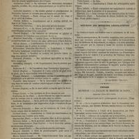 0074 - Page 62 - Faculté de médecine de Paris. Prix de la Faculté pour l'année 1875-1876 / Réunion des médecins législateurs / Thèses soutenues à la Faculté de médecine de Nancy. Semestre d'été 1875-1876