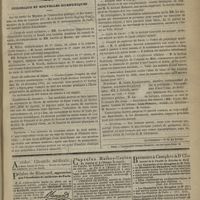 0075 - Page 63 - Thèses soutenues à la Faculté de médecine de Nancy. Semestre d'été 1875-1876 / Chronique et nouvelles scientifiques. Corps de santé militaire / École de médecine de Dijon. - Concours pour l'emploi de chef des travaux anatomiques / Conditions du concours / Épreuves / École de pharmacie de Nancy / Hospice civil d'Elbeuf / Lycée de Laval / Faculté de médecine de Paris. Cours de pathologie médicale / Hôpital du Midi. Conférence clinique / Erratum