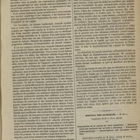 0135 - Page 123 - Hôtel-Dieu. M. Rigal. De l'asystolie / Hôpital des cliniques. M. Broca. Suppléance de M. S. Pozzi... Amputation de la jambe au tiers supérieur. - Affrontement des surfaces sur un tube à drainage. - Pansement ouato-phéniqué. - Cicatrisation par première intention. (Observation recueillie par M. Dupin..., et revue par M. Pozzi)