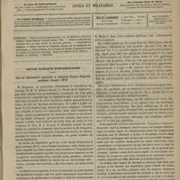 0141 - Page 129 - Sommaire / Revue clinique hebdomadaire. Cas de diphthérie observés à l'Hôpital Sainte-Eugénie pendant l'année 1876