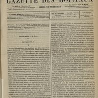 0149 - Page 137 - Sommaire / Hôtel-Dieu. M. Rigal. De l'asystolie