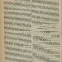 0158 - Page 146 - Hôpital de la Charité. M. Trélat. Épulis myxo-sarcomateux d'origine périostogène / Laboratoire de M. Vulpian. Sur les propriétés physiologiques et thérapeutiques de la glycérine ; par A. Catillon