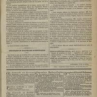 0163 - Page 151 - Académie de médecine. Séance du 13 février 1877. Communication sur les mouvements d'inclinaison latérale du rachis / Chronique et nouvelles scientifiques. Faculté de médecine de Nancy / Faculté des sciences de Grenoble