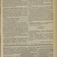 0179 - Page 167 - Société de biologie. Séance du 17 février 1877. Communications. De la non-toxicité des sels de cuivre. M. Galippe / Troubles de la sensibilité chez les ataxiques. M. Paul Oulmont / Contusion des nerfs médian, cubital, radial au niveau du bras ; paralysie immédiate de l'avant-bras et de la main ; abaissement notable de la température dans la partie paralysée ; symptômes de névrite ; guérison. M. Terrillon / Application des courants électriques sur les parties anesthésiques. M. Regnard / Santé publique