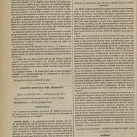 0202 - Page 190 - Société de biologie. Séance du 24 février 1877. Communications. D'une crampe analogue à la crampe des marcheurs. M. Onimus / Société médicale des hôpitaux. Séance du 23 février 1877. Rectification / Présentations. Aortite aiguë. M. Dujardin-Beaumetz / Suite de la discussion sur les bains froids dans la fièvre typhoïde. M. Peter / Thèses soutenues à la Faculté de médecine de Paris pendant l'année 1876