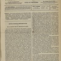 0213 - Page 201 - Sommaire / Revue clinique hebdomadaire. De la symétrie dans les affections de la peau