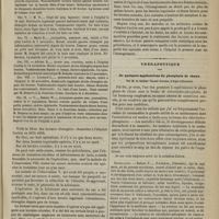 0225 - Page 213 - Hôpital Cochin. M. Desprès. Statistique des hernies étranglées à l'Hôpital Cochin 1875-1876 / Thérapeutique. De quelques applications du phosphate de chaux. Par M. le Docteur Nelson Pautier...