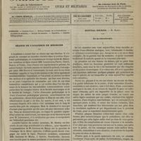 0229 - Page 217 - Sommaire / Séance de l'Académie de médecine [Dr Brochin] / Hôpital Necker. M. Hardy. De la sclérodermie