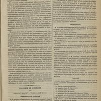 0231 - Page 219 - Hôpital Necker. M. Hardy. De la sclérodermie / Académie de médecine. Séance du 6 mars 1877. Correspondance officielle / Correspondance non officielle / Présentations. M. Le Secrétaire perpétuel, au nom de M. le Docteur de Ranse : Organisation de l'assistance médicale dans les campagnes / M. Chauffard, au nom de M. René Briau : L'archiâtrie romaine, ou la médecine officielle dans l'empire romain / Élection / Suite de la discussion sur la fièvre typhoïde. M. Bouley