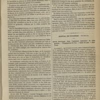 0255 - Page 243 - Hôpital Necker. M. Hardy. De la sclérodermie / Hôpital de Fougères. M. Deroyer. Abcès développé dans l'épiphyse inférieure du tibia gauche. - Trépanation de l'os. - Issue du pus. - Guérison