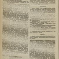 0256 - Page 244 - Hôpital de Fougères. M. Deroyer. Abcès développé dans l'épiphyse inférieure du tibia gauche. - Trépanation de l'os. - Issue du pus. - Guérison / Académie de médecine. Séance du 13 mars 1877. Correspondance officielle / Correspondance non officielle / Présentations. M. Guéneau de Mussy, au nom de M. Motchorotkosski... : Études expérimentales sur l'inoculation des fièvres typhoïdes / Rapports. Monstres doubles autositaires et monomphaliens du genre sternopage. M. Blot