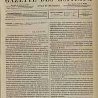 0277 - Page 265 - Sommaire / Paris, le 22 mars 1877. [Dr Brochin]