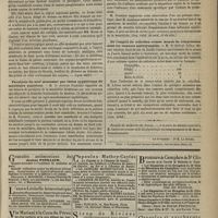 0283 - Page 271 - Revue de la presse. Un nouveau cas de névrôme plexiforme. (Lyon méd.) / Paralysie du nerf mentonier par lésion syphilitique du maxillaire supérieur. (Gaz. hebd. de méd. et de chir.) / De l'emploi du collodion comme moyen de compression dans les tumeurs anévrysmales. (Gaz. hebd.) / Faculté de médecine de Nancy