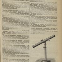 0297 - Page 285 - Société de biologie. Séance du 24 mars 1877. Communications. De quelques formes rares de paralysies oculaires dans l'ataxie locomotrice. M. Galezowski / Anatomie comparée du placenta. M. De Cynety / Du sang et de sa capacité respiratoire chez divers animaux. M. Jollyet / Urémie par compression des uretères. M. Regnard / Courants continus, applications métalliques. M. Regnard, objections présentées par M. Onimus / Des effets de l'aconitine sur de jeunes chiens. M. Bochefontaine / Du sulfate de cuivre. M. Bochefontaine / Action des matières extractives de l'urine sur le nombre, la forme et la capacité respiratoire des globules rouges du sang. M. Cuffer / Optique physiologique. - Focomètre. M. Badal