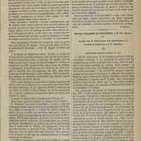 0311 - Page 299 - Revue clinique hebdomadaire. Accidents toxiques produits par l'usage d'une eau-de-vie, contenant en dissolution de l'acétate de cuivre / Royal College of Surgeons. M. Tim. Holmes. Leçons sur le traitement des anévrysmes. (Traduites de l'anglais par le Dr C. Caussidou)