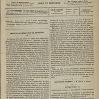 0317 - Page 305 - Sommaire / Séance de l'Académie de médecine [Dr Brochin] / Hospice de Bicêtre. M. Legrand de Saulle. Les épileptiques