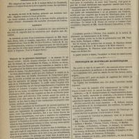 0322 - Page 310 - Académie de médecine. Séance du 3 avril 1877. Correspondance non officielle / Présentations / Rapports / Lecture. Théorie de la glycémie diabétique. M. Fleury / Élection / Chronique et nouvelles scientifiques