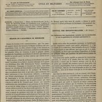 0341 - Page 329 - Sommaire / Séance de l'Académie de médecine [Dr Brochin] / Hôpital des Enfants-malades. M. Bouchut. De l'influence des impressions morales sur la production et sur la guérison de certaines paralysies