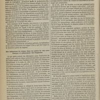 0350 - Page 338 - Revue clinique hebdomadaire. Localisations cérébrales. Fonctions des circonvolutions frontales et pariétales ascendantes / Des indications du trépan dans les plaies de tête avec fracture et enfoncement des fragments