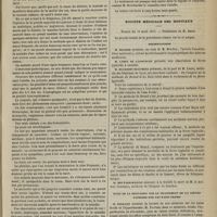 0361 - Page 349 - Société de biologie. Séance du 7 avril 1877. Communications. Du diabète sucré chez l'enfant. M. Redon / Société médicale des hôpitaux. Séance du 13 avril 1877. Présentations. M. Dujardin-Beaumetz, de la part de M. Laure... : De l'emploi de la méthode de Brand et du bain tiède dans le traitement de la fièvre typhoïde / Suite de la discussion sur le traitement de la fièvre typhoïde par les bains froids. M. Ferrant