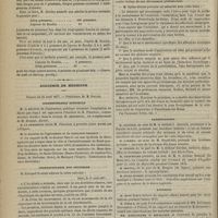 0394 - Page 382 - Revue de la presse. Du traitement de la chorée par l'acide arsénieux. (Journ. de méd. et chirurg. pratiq.) / Académie de médecine. Séance du 24 avril 1877. Correspondance officielle / Correspondance non officielle / Présentations / Rapports / Lecture. Influence du climat et de la race sur la marche des lésions traumatiques et la gravité des opérations chirurgicales. M. J. Rochard...