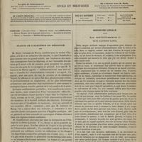 0413 - Page 401 - Sommaire / Séance de l'Académie de médecine [Dr Brochin] / Médecine légale. Les exhibitionnistes ; par M. le Professeur Lasègue