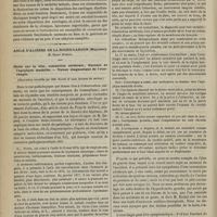 0432 - Page 420 - Hôpital de la Charité. M. Gosselin. Des tumeurs blanches / Asile d'aliénés de la Roche-Gandon (Mayenne). M. Henry Bonnet. Chute sur la tête, commotion cérébrale, fracture de l'apophyse mastoïde. - Valeur diagnostique de l'otorrhagie. (Observation recueillie par MM. Biaute et Lian...)