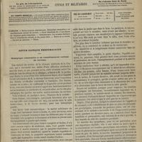 0461 - Page 449 - Sommaire / Revue clinique hebdomadaire. Hémiplégie consécutive à un ramollissement cortical du cerveau