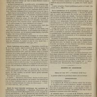0464 - Page 452 - Revue de la presse. Polype naso-pharyngien. Électrolyse. Amélioration, par le Docteur Viganoni... (Annali universali di midicini e chirurgia, 1877) / Kyste hydatique de la cuisse. - (Observation recueillie par M. Jorwerth (Joseph), dans le service de M. Reeves...). (Médical Times and Gaz., 1877, n° 1394) / Kyste du corps thyroïde produisant des accidents de suffocation. - Enucléation. - Guérison. (Observation prise dans le service du Docteur Macnaughton Jones...). (The Lancet, 1877, p. 388) / De la combinaison de la morphine et de l'atropine pour les injections sous-cutanées (Lagoda). (Saint-Petersburger med. Wochenschrift, 19/31 mars 1877, p. 99) / Société de chirurgie. Séance du 9 mai 1877. Correspondance