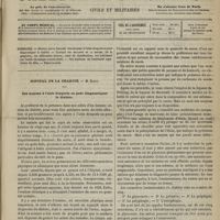 0469 - Page 457 - Sommaire / Hôpital de la Charité. M. Hardy. Des moyens à l'aide desquels on peut diagnostiquer le diabète