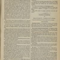 0495 - Page 483 - Hôpital Saint-Antoine. M. Mesnet. Hémiplégie gauche avec perte absolue de la parole. Guérison / Société de biologie. Séance du 26 mai 1877. Communications. Érythème solaire. M. Pouchet / De la vessie natatoire des poissons. M. Moreau / Spina bifida. M. Houel / Du cuivre. M. Galippe