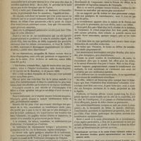 0534 - Page 522 - Revue clinique hebdomadaire. Tremblement des membres supérieurs et de la tête débutant avec le frisson initial d'une pneumonie, et se prolongeant encore durant plusieurs semaines après la guérison de la phlegmasie pulmonaire / Tremblement survenu à la suite d'une violente colère et de douches froides, guéri spontanément au bout de quatre mois
