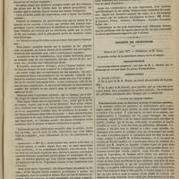 0537 - Page 525 - Thérapeutique. Emploi de l'albuminate de fer dans la chlorose, et l'anémie des femmes atteintes d'affections utérines chroniques. Par M. R. Choisnard... / Société de chirurgie. Séance du 6 juin 1877. Correspondance / Présentations / A propos du procès-verbal. Trachéotomie avec le bistouri et avec le thermo-cautère. M. Desprès