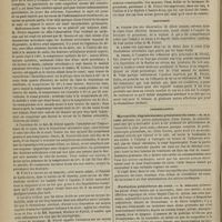 0546 - Page 534 - Société médicale des hôpitaux. Séance du 8 juin 1877. Communications. De l'efficacité des bains froids dans le rhumatisme cérébral et dans le délire alcoolique aigu fébrile. M. Féréol / Discussion / Présentations. Myocardite, dégénérescence graisseuse du coeur. M. Blachez / Production polypiforme du coeur. M. Millard