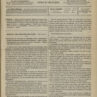 0565 - Page 553 - Sommaire / Hôpital des Enfants-malades. M. Bouchut. Tubercules du cerveau et méningite finale. Ophthalmoscopie révélant une double névro-rétinite. - Mort, thrombose gazeuse des veines de la rétine. Autopsie. - Signes ophthalmoscopiques de la mort