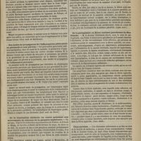0569 - Page 557 - Revue de la presse. Pelvi-péritonite avec abcès de la fosse iliaque droite. (Gaz. méd. de Bordeaux) / Des modes de propagation de l'inflammation péritonéale au péricarde et aux plèvres. (Bull. méd. du Nord) / De la localisation cérébrale du centre présidant aux mouvements du releveur de la paupière supérieure. (Lyon méd.) / De la périsplénite ou fièvre continue paludéenne du Bas-Danube. (Gaz. hebd.) / Iléus nerveux