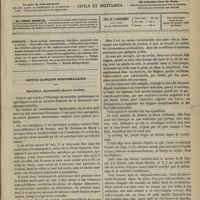 0581 - Page 569 - Sommaire / Revue clinique hebdomadaire. Spécificité, spontanéité dans le scorbut