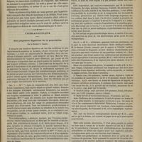 0585 - Page 573 - Pellagre sporadique ; par M. le Docteur J. Marty... / Thérapeutique. Des propriétés digestives de la pancréatine ; par le Docteur C. Girard
