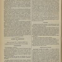 0586 - Page 574 - Thérapeutique. Des propriétés digestives de la pancréatine ; par le Docteur C. Girard / Société de chirurgie. Séance du 20 juin 1877. Correspondance. A propos du procès-verbal / Communication. Ligature d'une artère dans une plaie datant d'un mois. M. Guyon / Discussion / Présentation de malade. Anévrysme cirsoïde de la main. M. Tillaux / Discussion