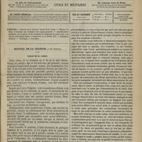 0613 - Page 601 - Sommaire / Hôpital de la Charité. M. Gosselin. Calcul de la vessie