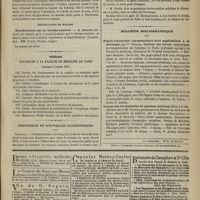 0635 - Page 623 - Société de chirurgie. Séance du 4 juillet 1877. Communication. Épanchement sanguin considérable de la fesse ; ligature de la branche superficielle de l'artère fessière ; guérison. M. Nicaise / Présentation de malade. Trachéotomie par le thermo-cautère. M. Berger / Thèses soutenues à la Faculté de médecine de Paris pendant l'année 1877 / Chronique et nouvelles scientifiques. Concours / Bulletin bibliographique
