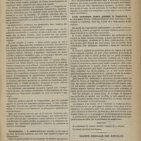 0665 - Page 653 - Société de biologie. Séance du 6 juillet 1877. Communications. Des altérations paludéennes du rein en Algérie. M. Kiener... / Cardiopathie. M. Joseph Renault, en son nom et en celui du Docteur Landouzy / Acide carbonique exhalé pendant la respiration. M. Paul Bert / Du mode de contraction musculaire. M. Onimus, au nom de M. Trouvé / Élection / Société médicale des hôpitaux. Séance du 13 juillet 1877. Communication. Kyste hydatique du foie. M. Gérin-Roze