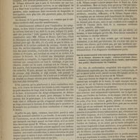 0678 - Page 666 - Revue clinique hebdomadaire. Abcès du cerveau profond reconnu sur le vivant et ouvert par une ponction, fait à l'aide du bistouri, dans la substance cérébrale / Cas de monstruosité très-rare des organes génito-urinaires de la femme. Absence de vagin ; utérus s'ouvrant directement à l'extérieur ; extrophie de la vessie ; écartement des pubis ; déplacement de l'ombilic