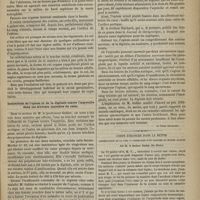 0679 - Page 667 - Revue clinique hebdomadaire. Cas de monstruosité très-rare des organes génito-urinaires de la femme. Absence de vagin ; utérus s'ouvrant directement à l'extérieur ; extrophie de la vessie ; écartement des pubis ; déplacement de l'ombilic / Indications de l'opium et de la digitale contre l'asystolie dans les diverses maladies du coeur / Corps étranger dans la rétine. Conservation de la vue. - Formation d'un scotome et myopié acquise ; par M. le Docteur Brière...