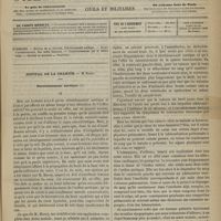 0685 - Page 673 - Sommaire / Hôpital de la Charité. M. Hardy. Rétrécissement aortique